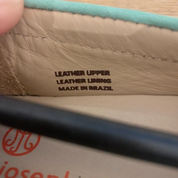 MARC JOSEPH NEW YORK GIRL'S POWDER GREEN LEATHER BROADWAY LOAFERS 13-NICE! - Picture 11 of 13